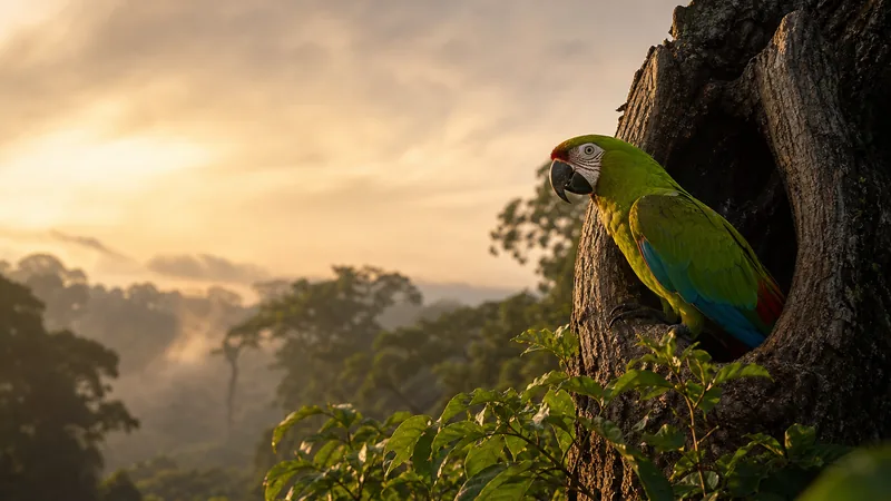 Preview image for LIVE Great Green Macaw Nest Cam: Costa Rica - Macaw Recovery Network | explore.org