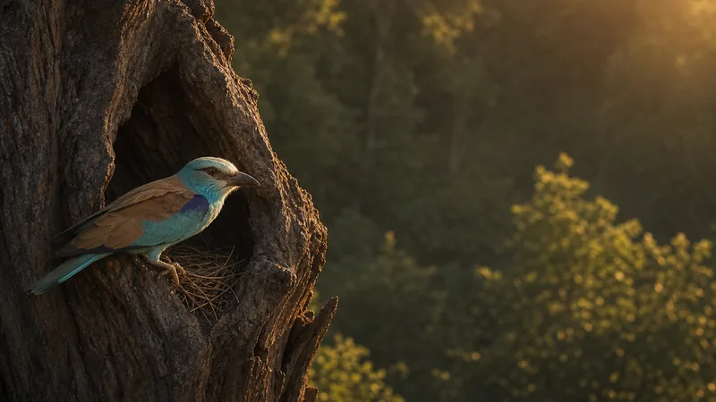 Preview image for LIVE European Roller Cam: Nest Entrance & Perch - Italy | explore.org