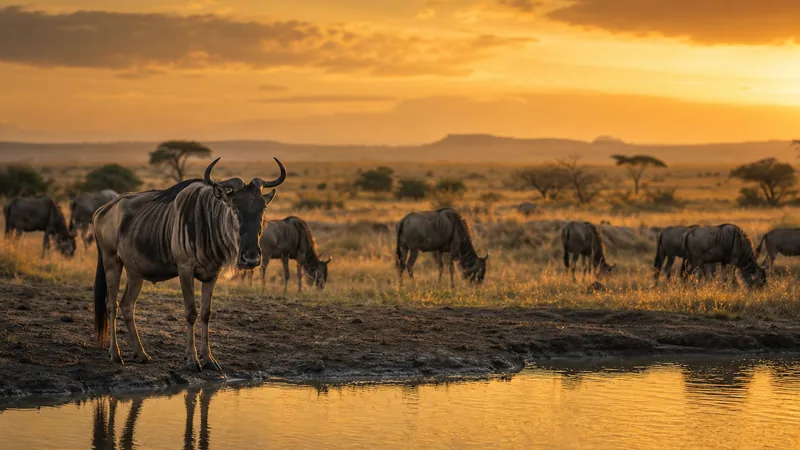Preview image for LIVE Fig Tree Crossing: Masai Mara Great Migration River Crossing - Africam | explore.org
