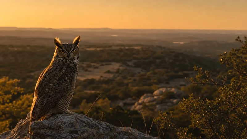 Preview image for Wildflower Center Great Horned Owl Cam (Athena)