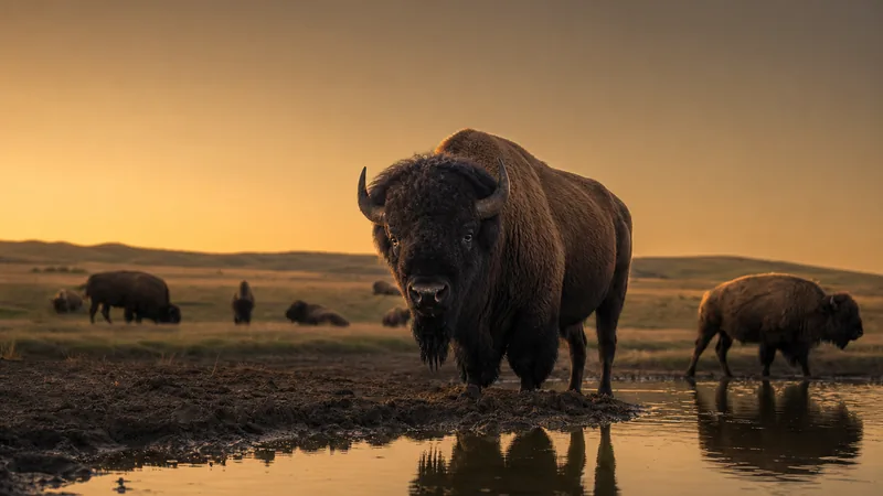 Preview image for Bison Water Hole Cam