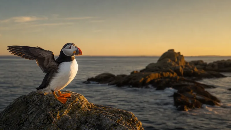 Preview image for Puffin Loafing Ledge Cam (Seal Island)