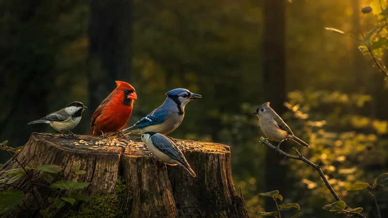 Preview image for Appalachian Bird Feeder LIVE 24/7 | Relaxing Nature Sounds & Wildlife Camera (NC)