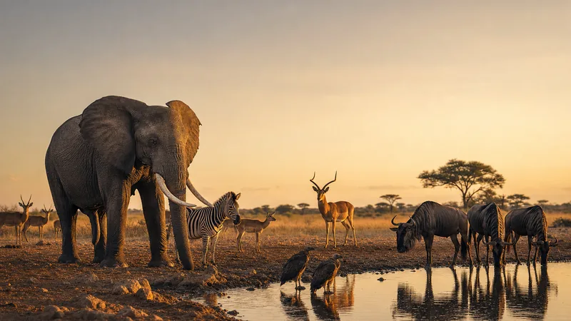 Preview image for Hwange Safari Lodge - Zimbabwe | Live Wildlife Stream
