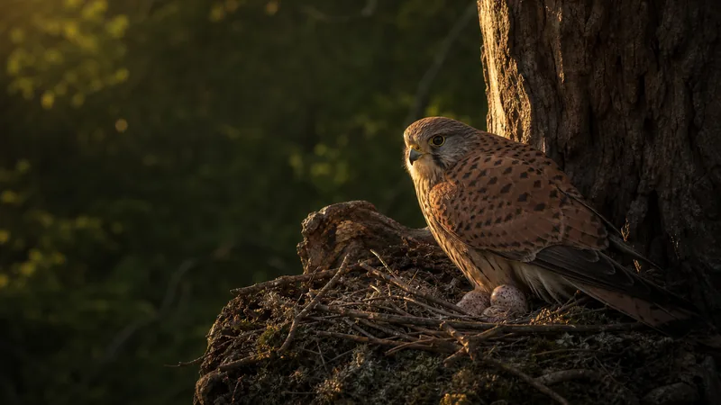 Preview image for 🔴 LIVE Kestrel Nest Cam - "Kizzie" & "Kane"🦅 Kestrel Eggs + A Surprise Duck Egg!