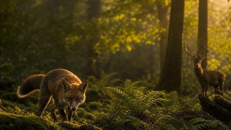 Preview image for Wildlife In The Forest - 24/7 LIVE 🔴 by Morten Hilmer