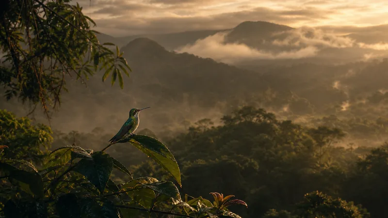 Preview image for Live Hummingbird Cam in Peru: Giant Hummingbird, Sword-billed Hummingbird, Shining Sunbeam and More
