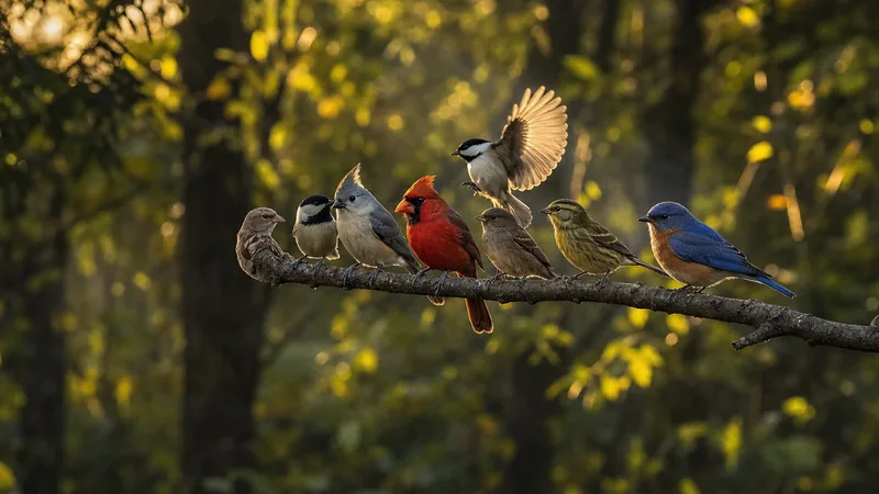 Preview image for 🔴 LIVE Peaceful Backyard Retreat: Cardinals, Chickadees, Squirrels & Nature Sounds