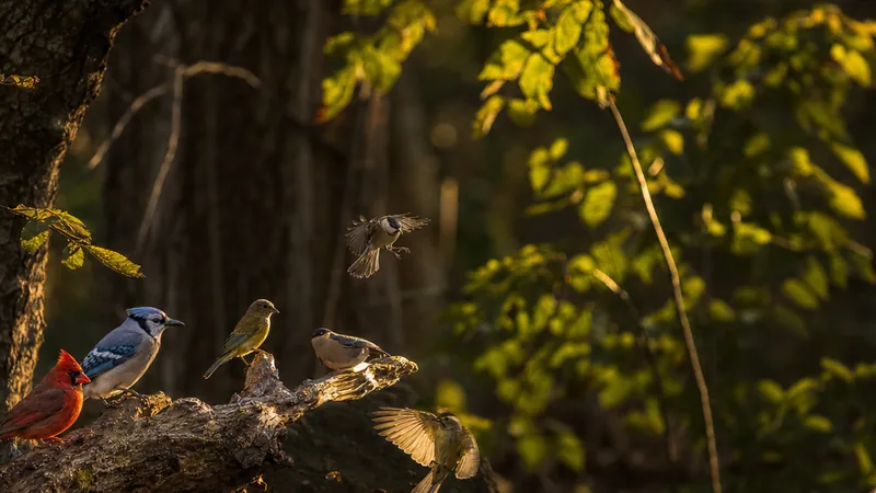 Preview image for 🔴North Carolina Bird Feeder Daily Live Stream 🐦The Most Cardinals on YouTube